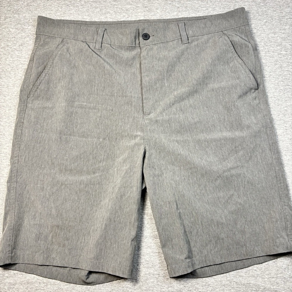 Old Navy Active Shorts Men's Size 38 Gray Golf Shorts Quick-Dry Stretch